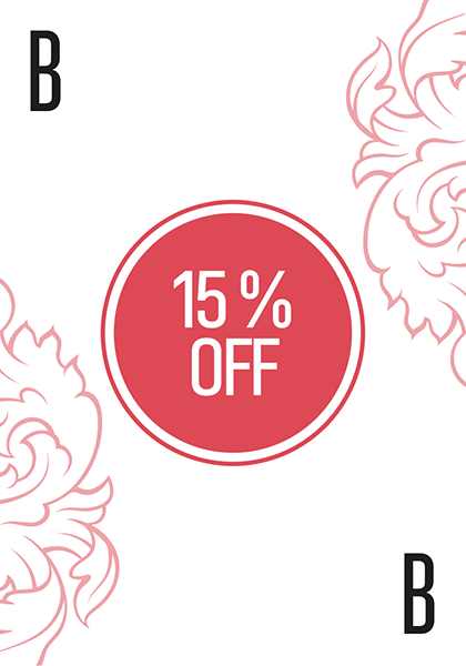 15% Rabatt