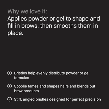 Dual-Ended Brow Definer/Groomer Brush