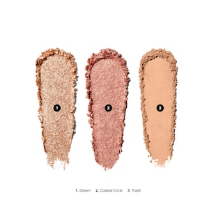 Essential Eye Shadow Trio, Soft Coral, 6g