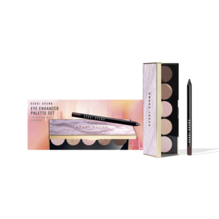 Eye Enhancer Palette Set, 5-Well Eye Shadow Palette​<br>Kajal Eye Liner - cacao