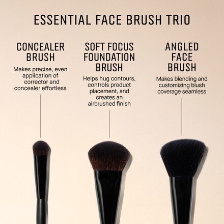 Essential Face Brush Trio